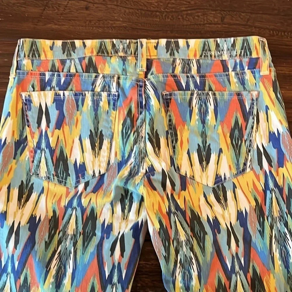 Current/Elliott The Stiletto Skinny Legging Jeans Multi Arrow Print Size 29 - Picture 9 of 10